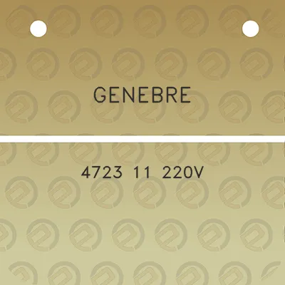 genebre-4723-11-220v