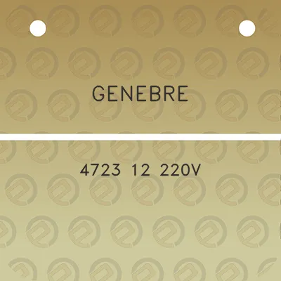 genebre-4723-12-220v