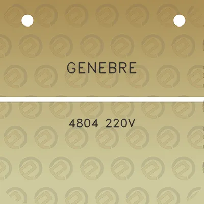 genebre-4804-220v