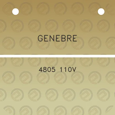 genebre-4805-110v