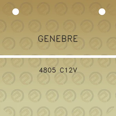 genebre-4805-c12v