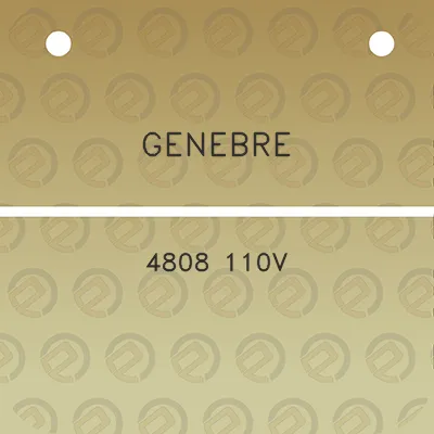 genebre-4808-110v