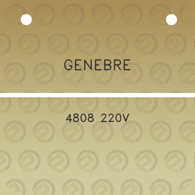 genebre-4808-220v