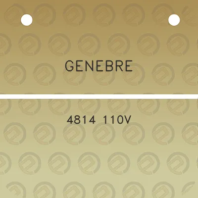 genebre-4814-110v