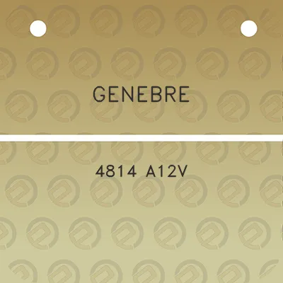 genebre-4814-a12v