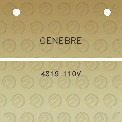 genebre-4819-110v