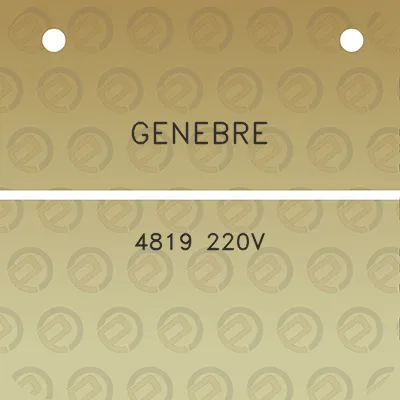 genebre-4819-220v