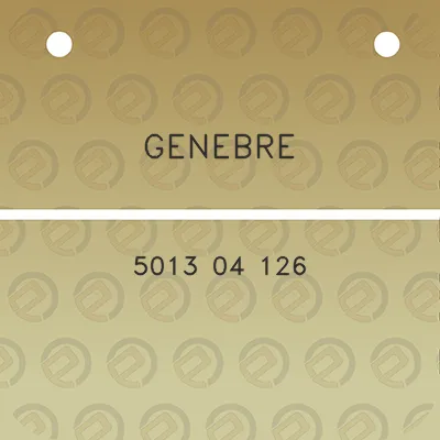 genebre-5013-04-126