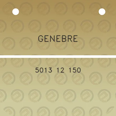 genebre-5013-12-150