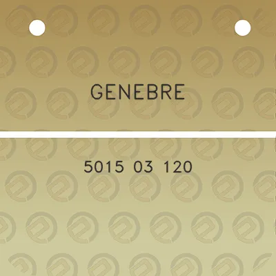 genebre-5015-03-120