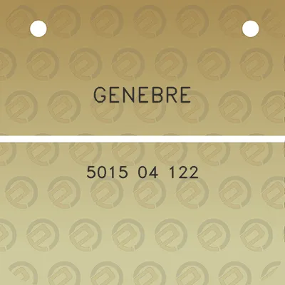 genebre-5015-04-122