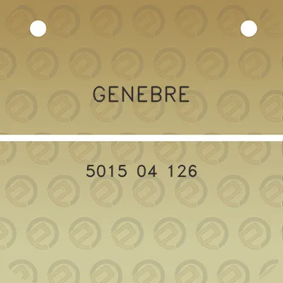 genebre-5015-04-126