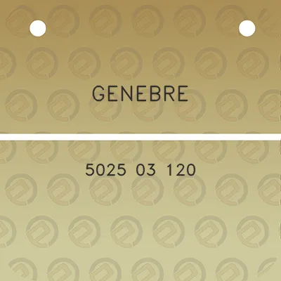 genebre-5025-03-120