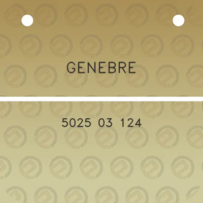 genebre-5025-03-124