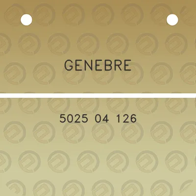 genebre-5025-04-126