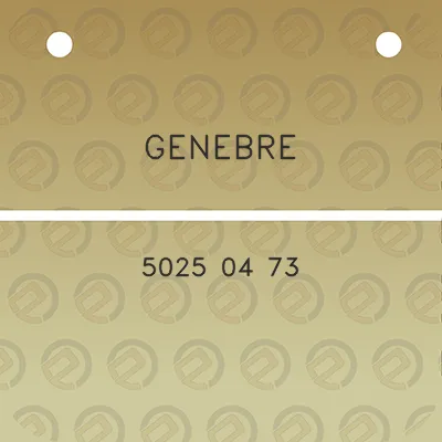 genebre-5025-04-73