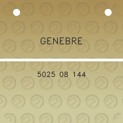 genebre-5025-08-144