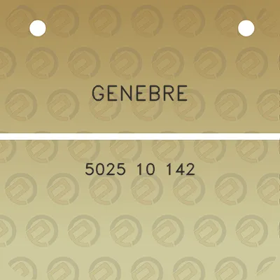 genebre-5025-10-142