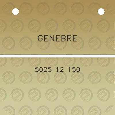 genebre-5025-12-150