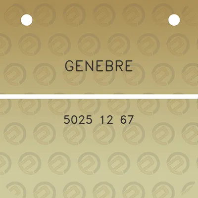 genebre-5025-12-67