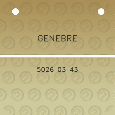 genebre-5026-03-43