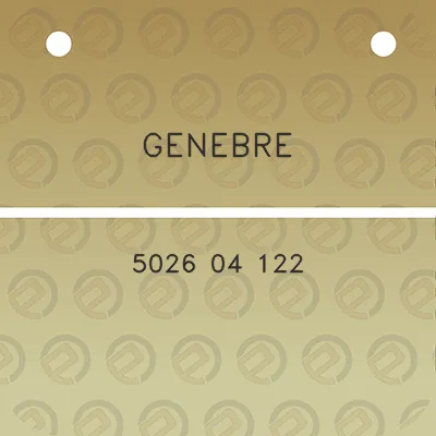 genebre-5026-04-122