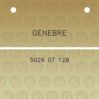 genebre-5026-07-128