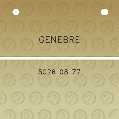 genebre-5026-08-77