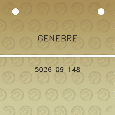 genebre-5026-09-148