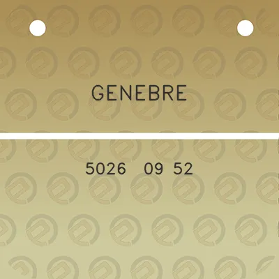 genebre-5026-09-52