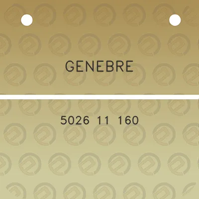 genebre-5026-11-160