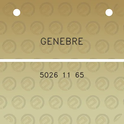 genebre-5026-11-65