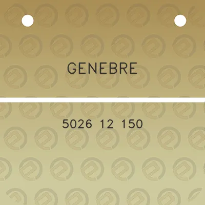 genebre-5026-12-150