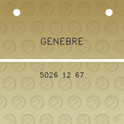 genebre-5026-12-67