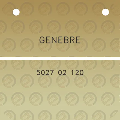 genebre-5027-02-120