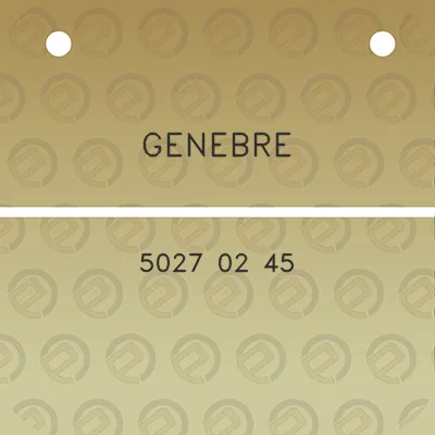 genebre-5027-02-45