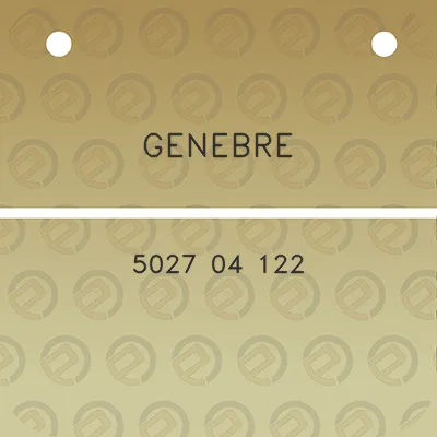 genebre-5027-04-122