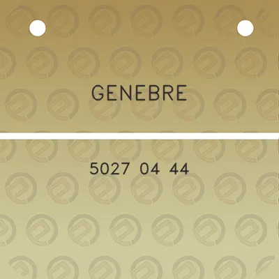 genebre-5027-04-44