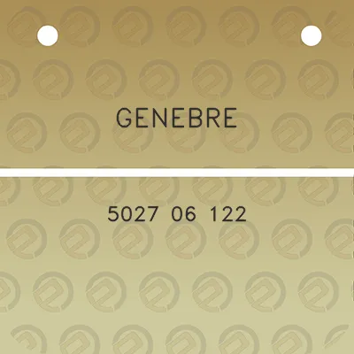 genebre-5027-06-122