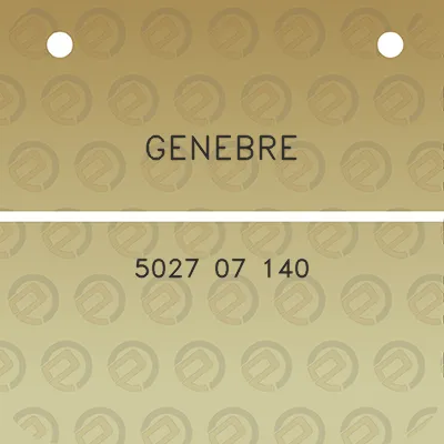 genebre-5027-07-140