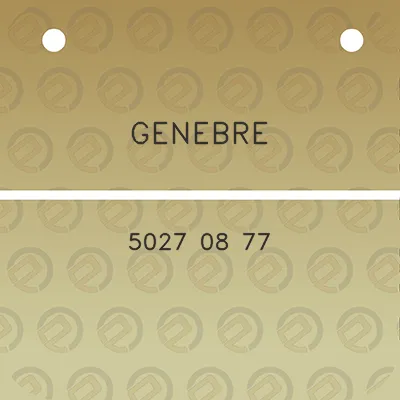 genebre-5027-08-77