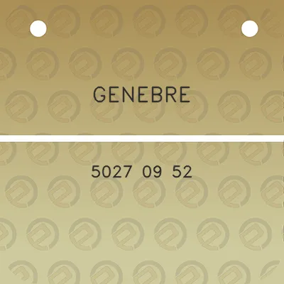 genebre-5027-09-52