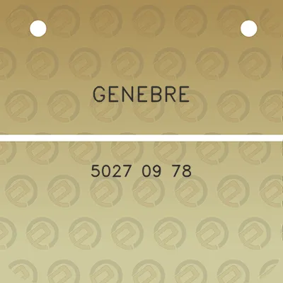 genebre-5027-09-78