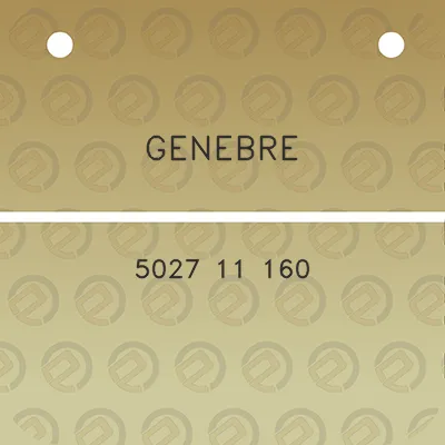 genebre-5027-11-160