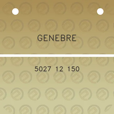 genebre-5027-12-150