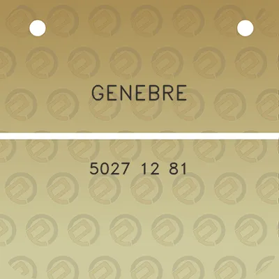 genebre-5027-12-81