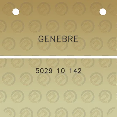 genebre-5029-10-142