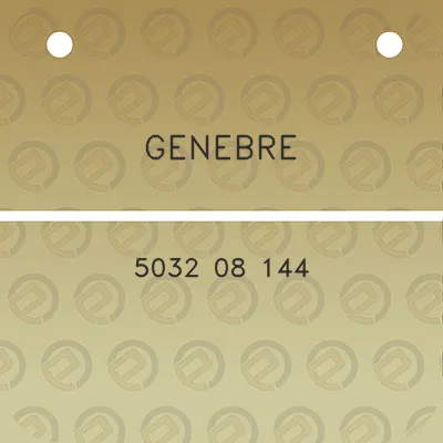 genebre-5032-08-144