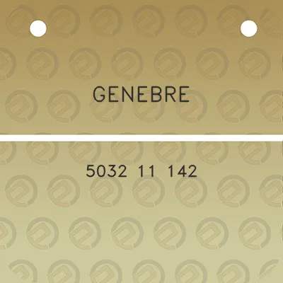 genebre-5032-11-142