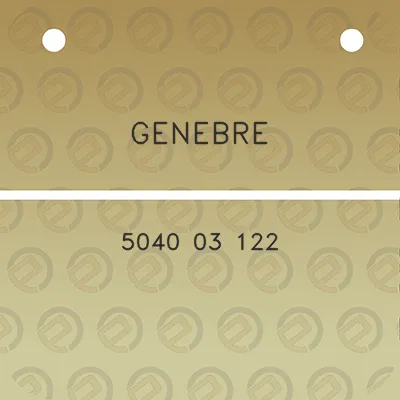 genebre-5040-03-122